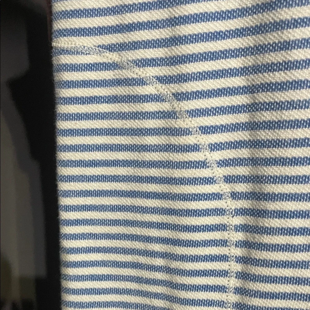 Max Edition weekend  Blue and cream stripes shirt dress, size M - Picture 3 of 4